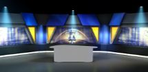 3D Virtual Studio Set Design