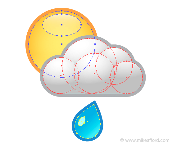 weather symbol vectors