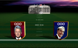 TV graphics from BBC US Election programme 1996