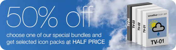 special offer weather icon bundles