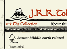 Tolkien Fonts - cufon text replacement example