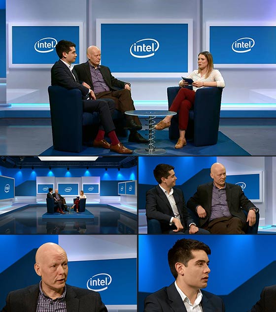 Virtual Studio Set for Intel UK