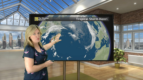 Virtual Weather Set for The Weather Network UK