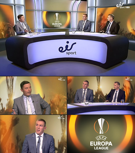 Virtual Studio Set for Europa League