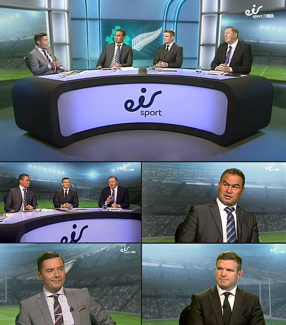 Virtual Studio Set for Europa League