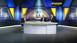 Virtual Set Design (screengrab from Setanta Sports)