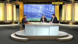 Virtual Set Design (screengrab from Setanta Sports)