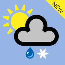 Complete set of animating weather icons