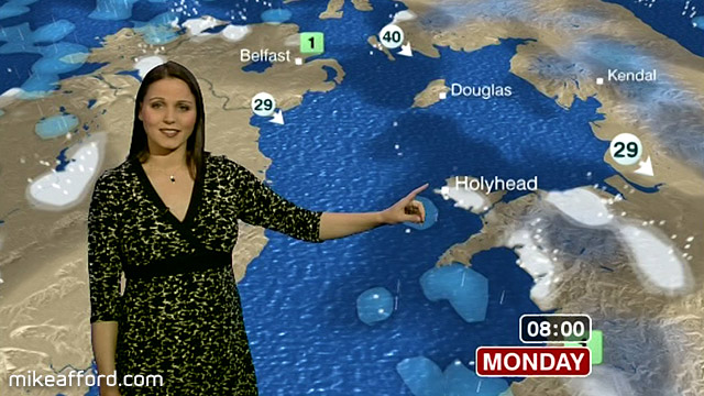 BBC weather graphics