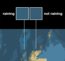 BBC Weather map colours