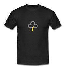 Lightning Weather Symbol T Shirt