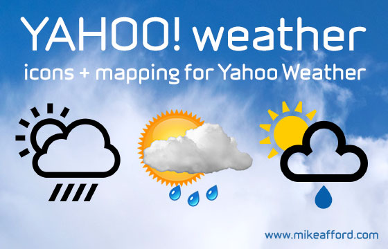 replacement icons for Yahoo Weather icons