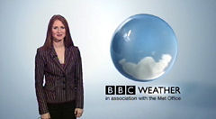 BBC Weather ident - blue skies