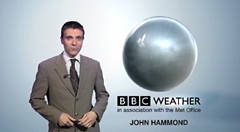 BBC Weather graphics - 'Grey skies' opening