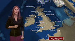 BBC Weather graphics - Long-range forecast