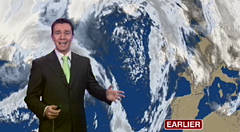 BBC Weather graphics - Satellite image