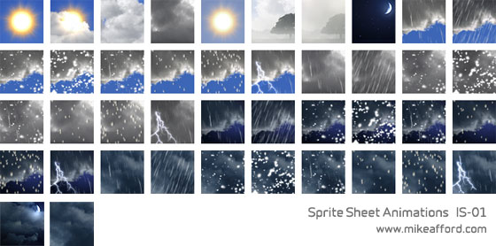 animating weather icons