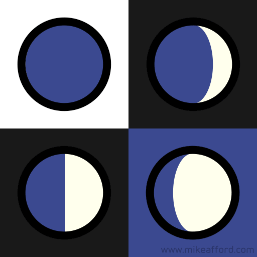 moon phase icons