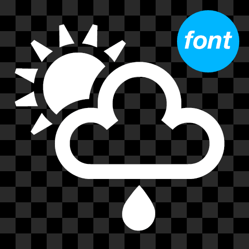 tv weather icon font
