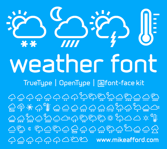 Weather Font